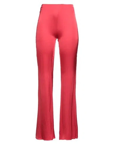 Haveone Woman Pants Red Size L Viscose, Elastane In Purple