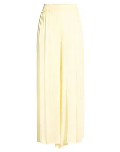 Haveone Woman Pants Yellow Size M Viscose