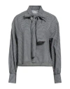 Haveone Woman Shirt Black Size M Polyester, Cotton In Multi