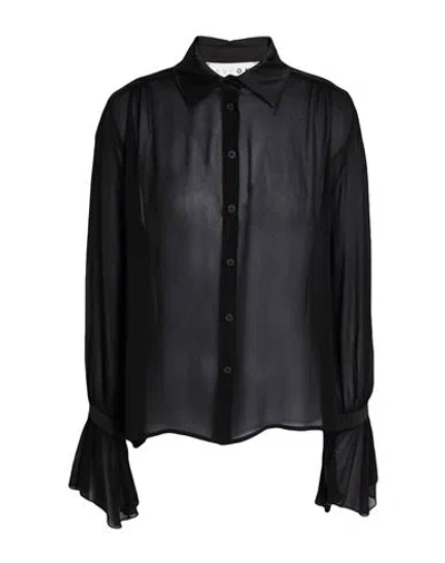 Haveone Woman Shirt Black Size M Viscose In Multi