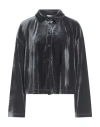 Haveone Woman Shirt Charcoal Size M Polyester, Elastane In Black