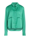 Haveone Woman Shirt Green Size M Polyester