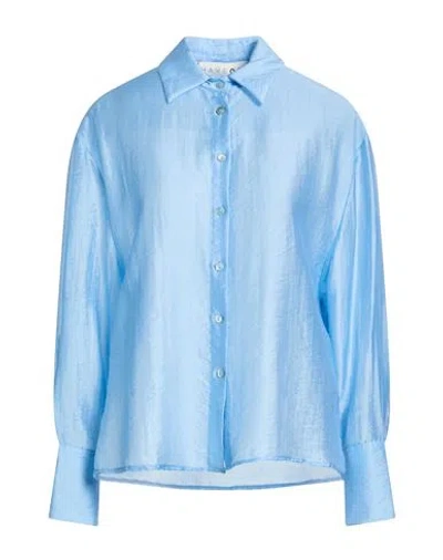 Haveone Woman Shirt Light Blue Size Onesize Lyocell, Polyamide