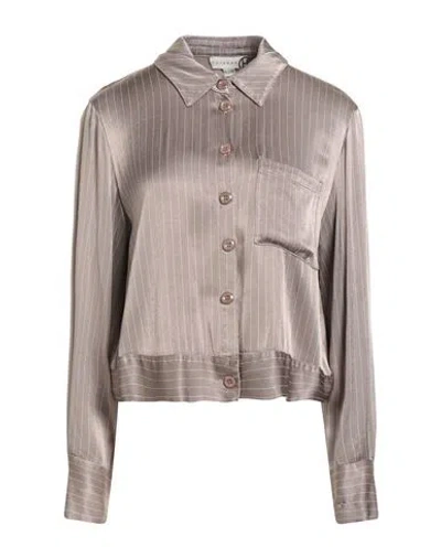 Haveone Woman Shirt Taupe Size M Rayon, Polyester In Brown