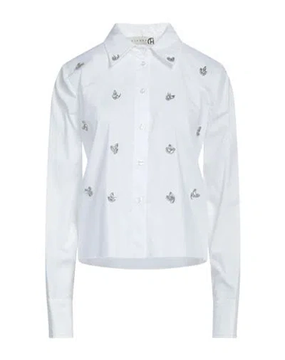 Haveone Woman Shirt White Size M Cotton