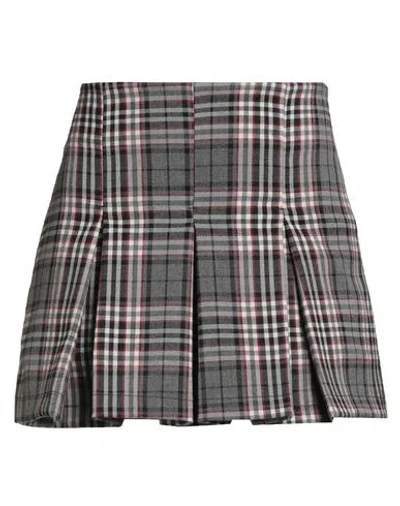 Haveone Woman Shorts & Bermuda Shorts Grey Size Xs Polyester, Viscose, Elastane In Gray