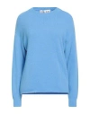 Haveone Woman Sweater Azure Size Onesize Polyamide, Acrylic, Alpaca Wool, Elastane In Blue