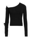 Haveone Woman Sweater Black Size Onesize Acrylic, Polyamide, Polyester, Wool, Viscose In Black