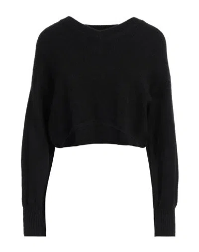 Haveone Woman Sweater Black Size Onesize Acrylic, Polyamide, Polyester, Wool, Viscose