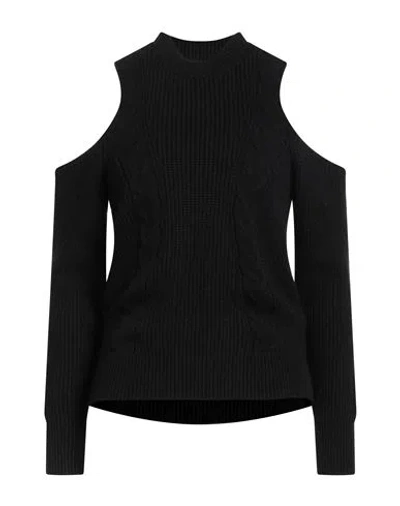Haveone Woman Sweater Black Size Onesize Viscose, Polyester, Polyamide
