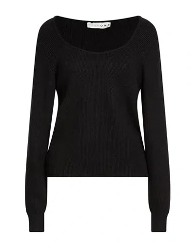 Haveone Woman Sweater Black Size Onesize Viscose, Polyester, Polyamide