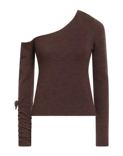 Haveone Woman Sweater Chocolate Brown Size Onesize Acrylic, Polyamide, Polyester, Wool, Viscose