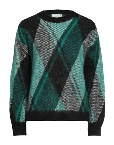 Haveone Woman Sweater Emerald Green Size Onesize Acrylic, Polyamide, Viscose, Wool
