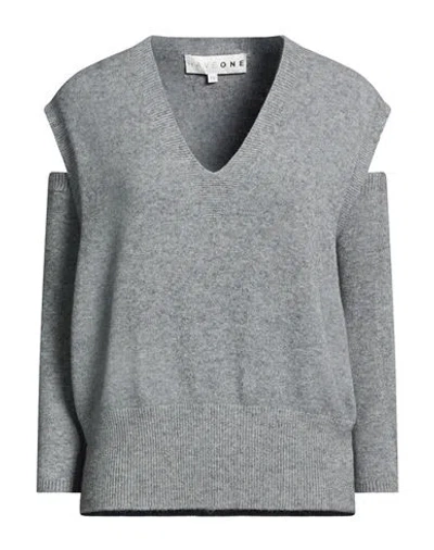 Haveone Woman Sweater Grey Size Onesize Viscose, Polyester, Polyamide In Gray