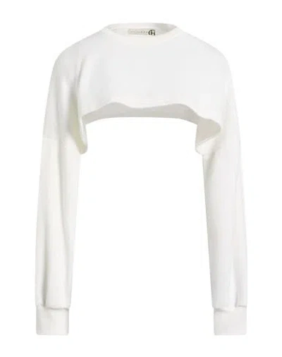Haveone Woman Sweater Ivory Size Onesize Viscose, Polyester, Polyamide, Cotton, Elastic Fibres In White