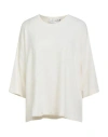 Haveone Woman Sweater Ivory Size Onesize Viscose, Polyester, Polyamide In White