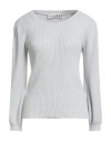 Haveone Woman Sweater Light Grey Size Onesize Viscose, Polyester, Polyamide In Gray