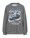 Haveone Woman Sweatshirt Charcoal Size Onesize Cotton, Polyester In Gray