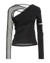 Haveone Woman Top Black Size M Polyamide, Elastic Fibres, Polyester In Black