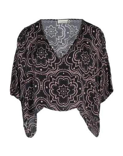 Haveone Woman Top Black Size S Viscose