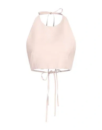 Haveone Woman Top Blush Size M Viscose, Polyester In Pink