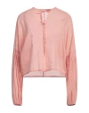 Haveone Woman Top Blush Size S Cotton In Pink