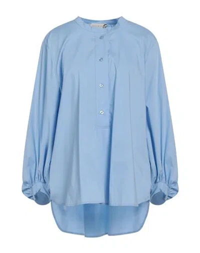 Haveone Woman Top Bright Blue Size Onesize Cotton, Polyamide, Elastane, Polyester
