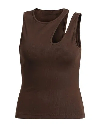 Haveone Woman Top Brown Size M Cotton