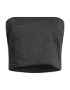 Haveone Woman Top Charcoal Size M Viscose, Polyester, Elastane In Gray
