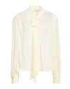 Haveone Woman Top Cream Size M Polyamide, Elastane In White