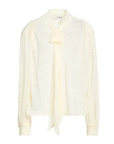 Haveone Woman Top Cream Size M Polyamide, Elastane In White
