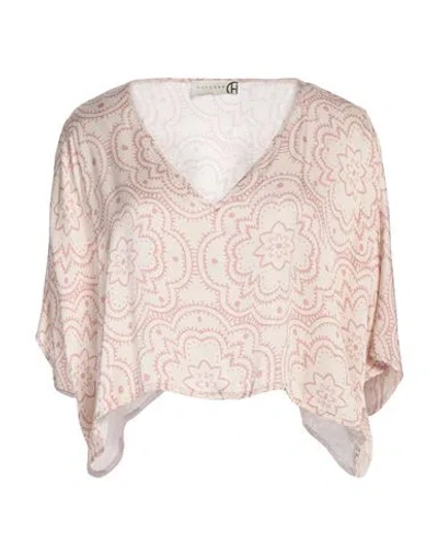 Haveone Woman Top Cream Size M Viscose In White
