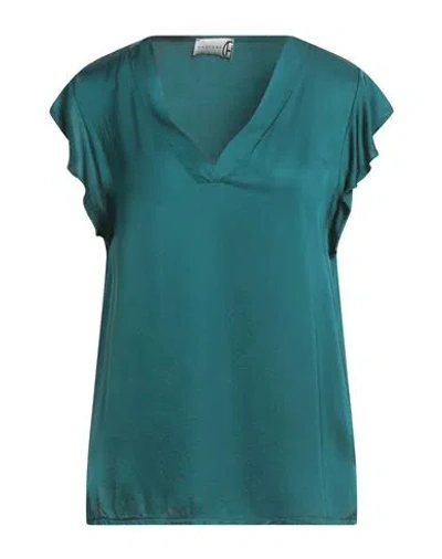 Haveone Woman Top Deep Teal Size M Viscose In Green