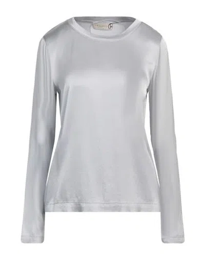 Haveone Woman Top Light Grey Size S Viscose, Elastane