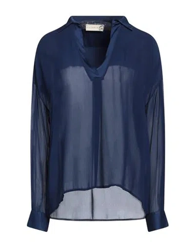 Haveone Woman Top Navy Size M Viscose