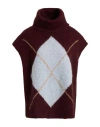 Haveone Woman Turtleneck Burgundy Size Onesize Acrylic, Polyamide, Wool, Mohair Wool, Elastane In Multi