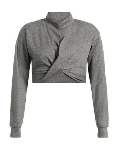 Haveone Woman Turtleneck Light Grey Size M Viscose, Polyester, Polyamide, Elastic Fibres In Gray