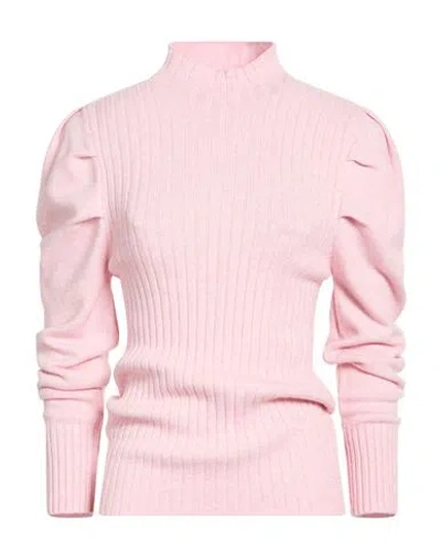 Haveone Woman Turtleneck Pink Size Onesize Viscose, Polyester, Polyamide