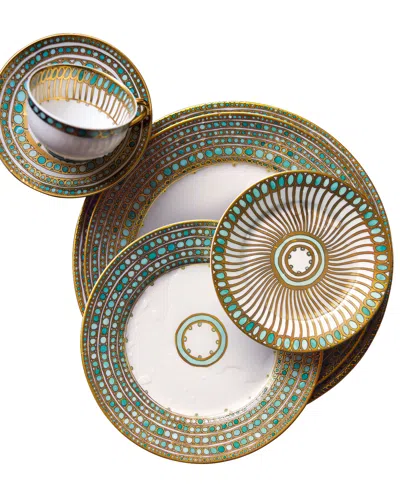 Haviland & Parlon Syracuse Turquoise Cup And Saucer In Multi