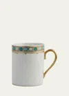 Haviland & Parlon Syracuse Turquoise Mug In Multi