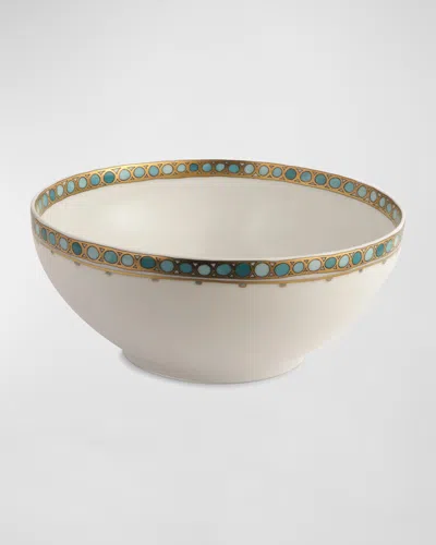 Haviland & Parlon Syracuse Turquoise Salad Bowl In Neutral