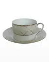 Haviland Clair De Luna Arch Teacup Set