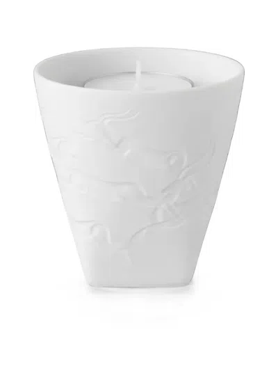 Haviland Forest Tea Light Holder In White