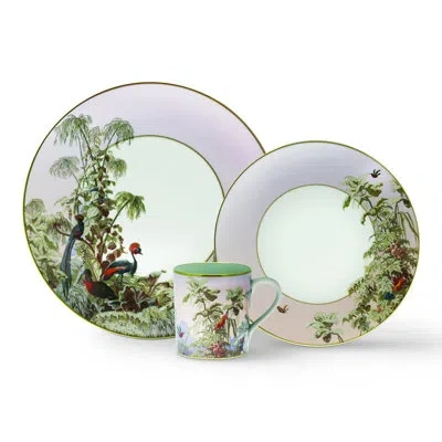 Haviland Le Brésil Piece Handmade Porcelain China Dinnerware Set In Multi