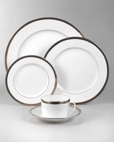 Haviland Symphony Platinum Dinner Plate In White