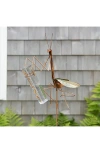 Haw Creek Forge Praying Mantis Rain Gauge In Brown