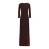 Hawa Made From Love Ayana Dress Mocha In Black