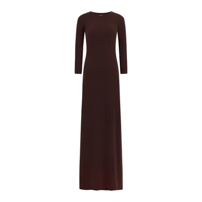 Hawa Made From Love Maha Dress Mocha In Black