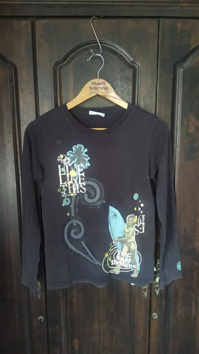 Pre-owned Hawaiian Shirt X Print All Over Me T&c Hawaii Vintage Surf Designs