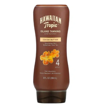Hawaiian Tropic Island Tanning Sunscreen Lotion Spf4